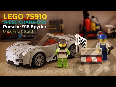 Vidéo LEGO Speed Champions 75910 : Porsche 918 Spyder