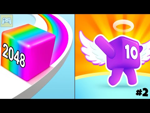 Jelly Run 2048 vs Level Up Numbers ✦ ASMR Gameplay Android iOS • 2048 Number Merge Race Games (2)