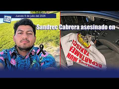 Sandrec Cabrera asesinado en Taxisco, Santa Rosa