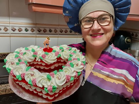 Tarta San Valentín Roja 2024