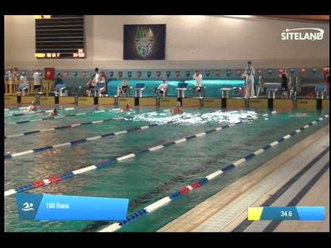Serie 13 dei 100 Rana  Assoluti Maschi Master - Campionati Regionali Masters 2014 di Veneto e Friul