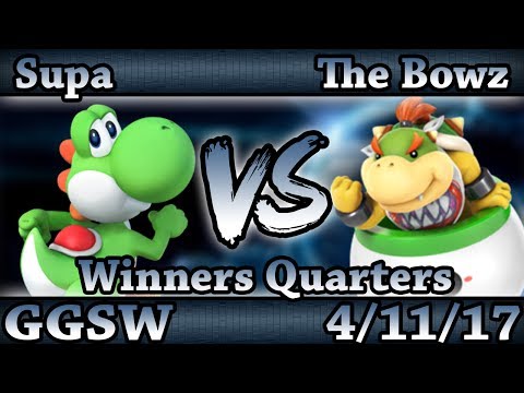 GGSW 28 - Supa (Yoshi) Vs. The Bowz (Bowser Jr) Smash Wii U Winners Quarters - Smash 4