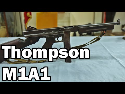 Thompson M1A1 – La Version Simplifiée du Thompson pour la Deuxième Guerre Mondiale