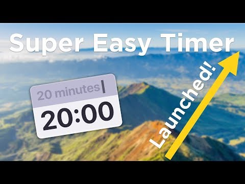 Super Easy Timer - Launched on Mac App Store - Full Screen Countdown