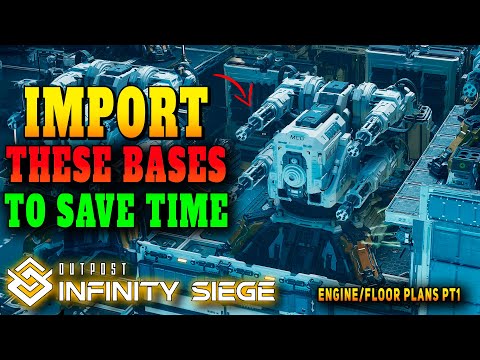 Outpost: Infinity Siege: Best Bases To Import - Engine Room/Floor Design Starter Bases