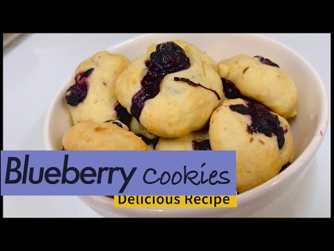 Homemade Blueberry Cookies  Recipe | Soft & Fluffy | Yummy & Healthy Snack #12