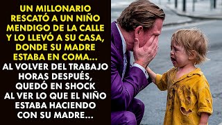 MILLONARIO RESCATÓ A UN MENDIGO DE LA CALLE Y LO LLEVÓ A SU CASA, DONDE SU MADRE ESTABA EN COMA...