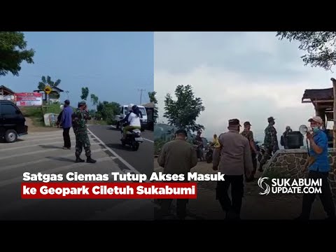 Satgas Ciemas Tutup Akses Masuk ke Geopark Ciletuh Sukabumi