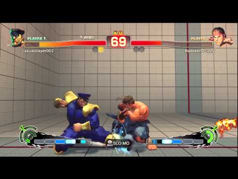 Happy Medicine (M.Bison) vs. Hadouken Puppy (Ryu) SSF4:AE 2012 XBL Match