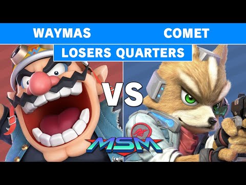 MSM Online 20 - Waymas (Wario) Vs Comet (Fox) Losers Quarters - Smash Ultimate