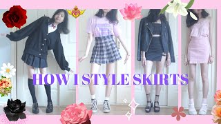 HOW I STYLE SKIRTS (ft. BT21)