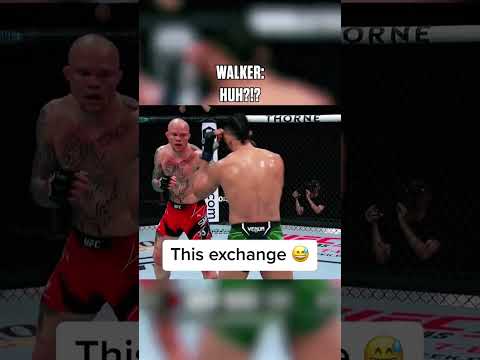 This exchange between Smith and Walker #UFCCharlotte