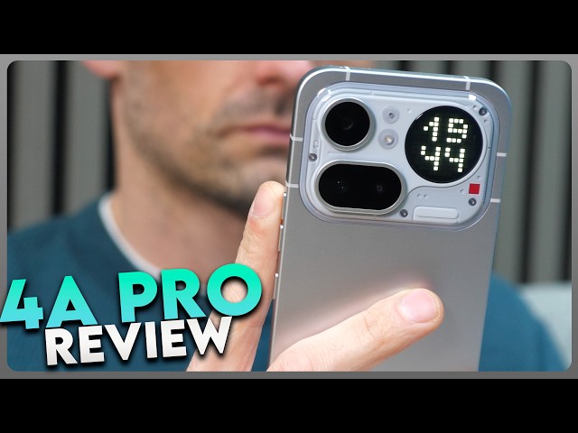 Vídeo relacionado con Nothing Phone (4a) Pro - Triple Cámara 50MP, Ultra Zoom 140x, Smartphone Unibody Metal, Batería Larga Duración, Carga Rápida 50W, AMOLED 144Hz, Glyph Bar, 12GB+256GB - Negro