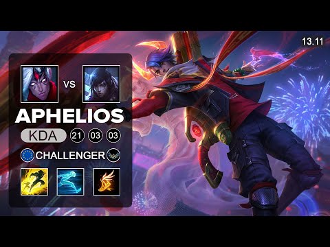 Aphelios vs Varus ADC - EUW Challenger - Patch 13.11 Season 13