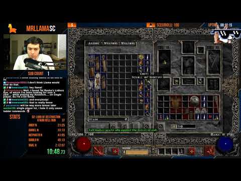 Diablo 2 - 8 Man Hell Speedrun (03/01/2019)