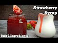 JUST 2 INGREDIENTS Delicious Homemade Strawberry Syrup Recipe Better Then Hershey S