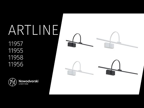 Підсвітка для картин, бра, настінний світильник Nowodvorski 11957 Artline LED S 1x4W 3000K 280Lm IP20 чорний