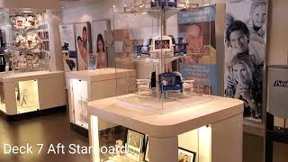 Norwegian Dawn Sea Day Lower Levels Ship Tour on Transatlantic Cruise