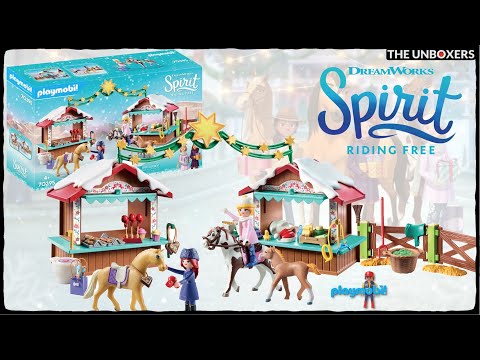 Playmobil Spirit Riding Free A Miradero Christmas Playset