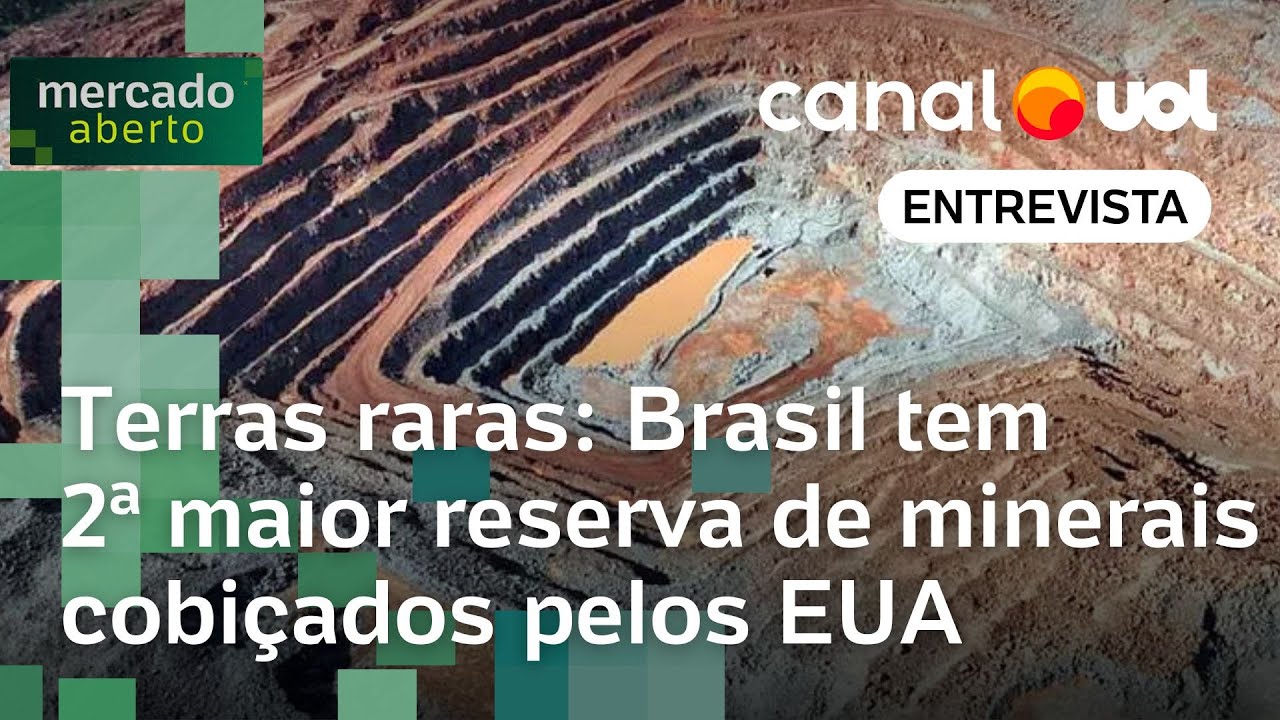  Terras raras: Brasil tem a 2ª maior reserva de minerais que selaram acordo entre EUA e China