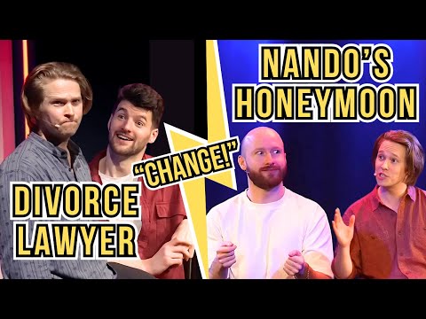 Divorce Lawyer & Nando's Honeymoon | The CHANGE game (every "CHANGE!", they say something new!