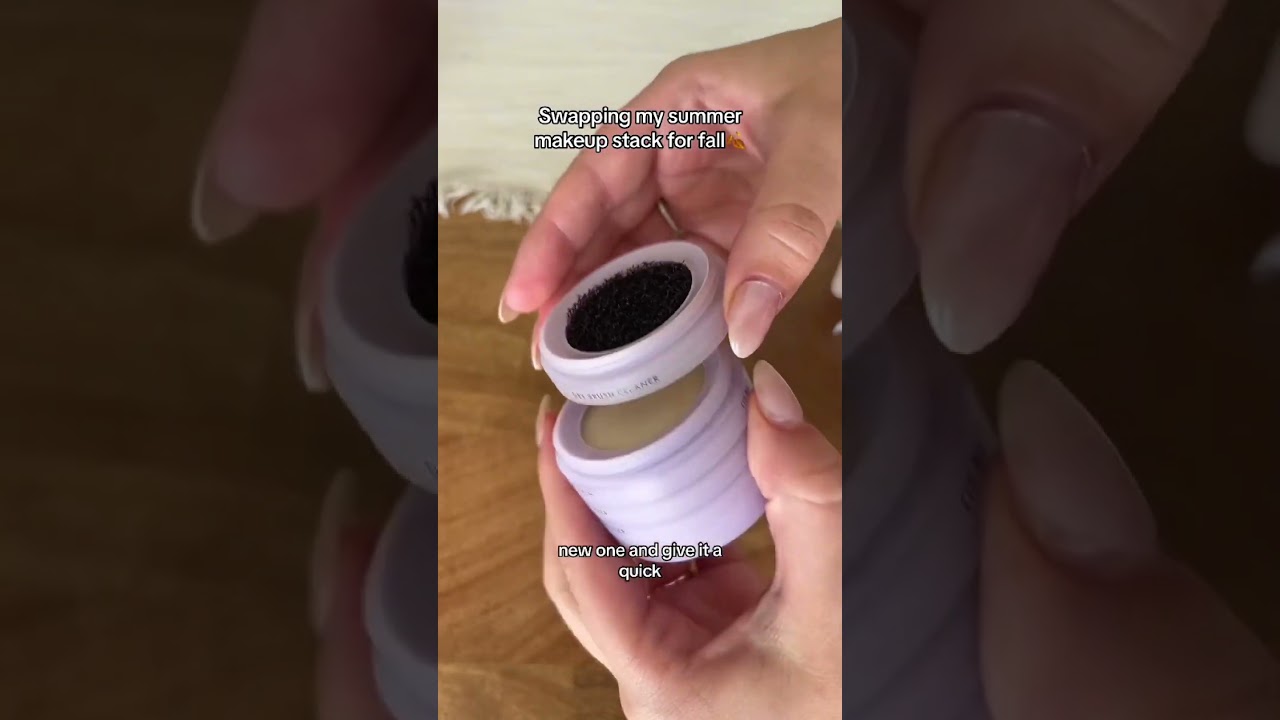 Swapping my summer makeup stack for fall! 🍂