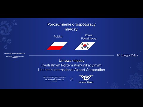 Inauguracja współpracy CPK - Incheon