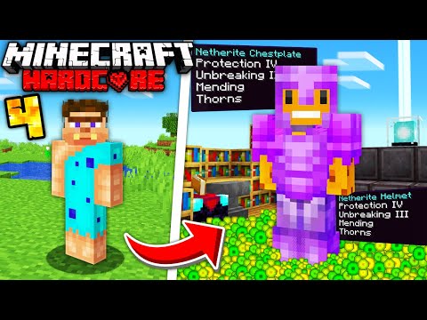 I Turned OVERPOWERED in Minecraft Hardcore