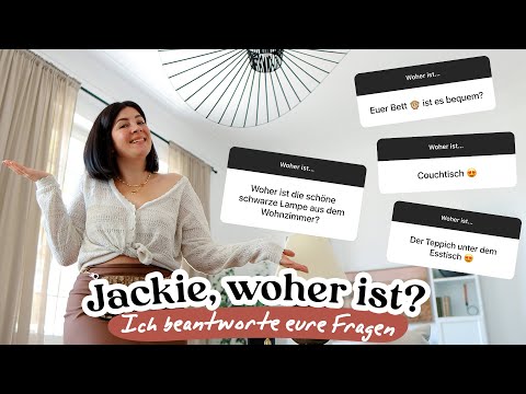 Woher ist...? | ALLE FRAGEN, die ihr über unsere neue Wohnung, Deko und Möbel wissen wolltet