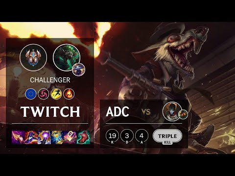 Twitch ADC vs Jhin - EUW Challenger Patch 11.18