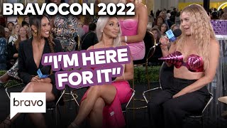 RHONY's Leah McSweeney's Madonna-Inspired Look Turns Heads | BravoCon 2022 | Bravo video