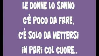 Ligabue - Le donne lo sanno (Testo) Karaoke HQ