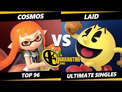 The April Minor Top 96 - Cosmos (Pikachu, Inkling) Vs. Laid (Pac-Man) Smash Ultimate - SSBU