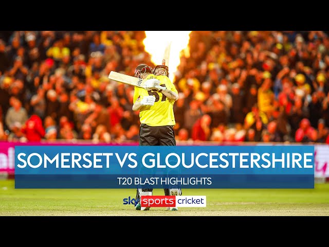 Gloucestershire win Blast for 1st time 🏆 | Somerset vs Gloucestershire | T20 Blast Highlights