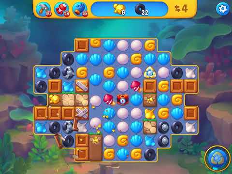 Fishdom level 6447 no boosters フィッシュダム ノーマル [Friend's]