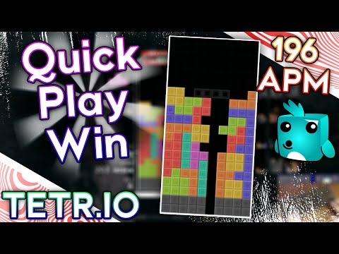 TETR.IO - 196 APM in Quick Play Win