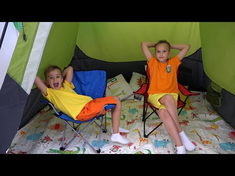 Vlad and Niki 24 Hours Overnight Tent Challenge