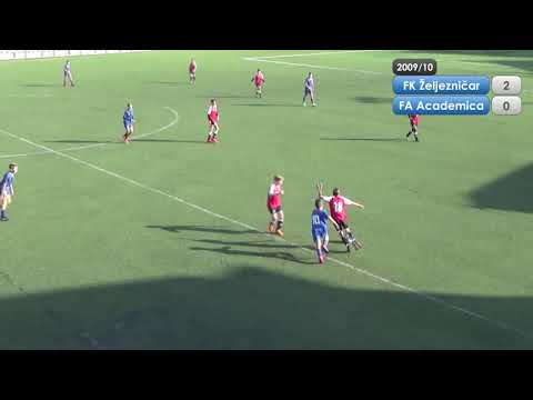 FSKS 2009/2010 Pretpioniri grupa C: FK Željezničar vs  FA Academica