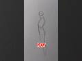 How to draw body from Side view || Jmarron