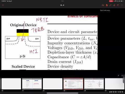 Lecture 5: MOSFETS & FinFETs - Additional Concepts - Continued