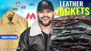 Best Leather Jackets for Men from Myntra | H&M Zara TBOJ Jac