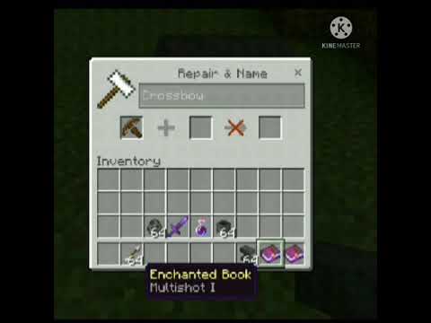 How to Make your Minecraft CROSSBOW OverPowered (Enchantments)