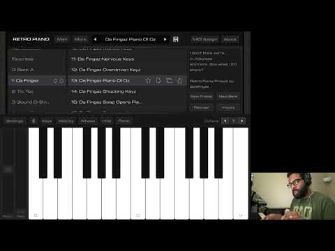 Retro Piano iOS App (FREE) Presets Overview #piano #pianomusic #iosapp