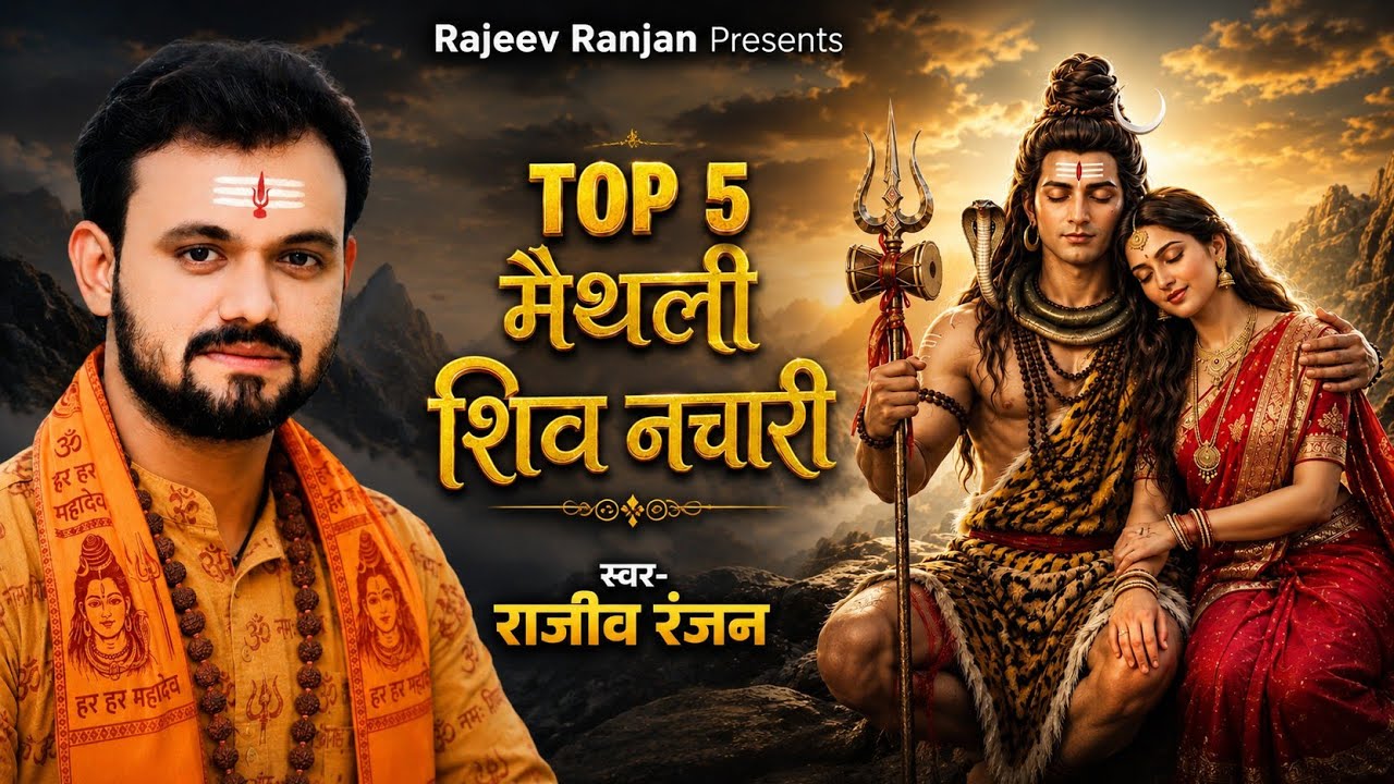 टॉप 5 मैथिली शिव नचारी | Top 5 Maithili Nachari | Rajeev Ranjan #shivbhajan | सोमवार श्रावण स्पेशल