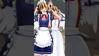 【東方MMD】今度は幻月と夢月でゆるしてにゃん! 【MMD】 ＃Shorts ＃東方project ＃ゆるしてにゃん!