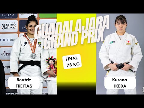 Beatriz FREITAS VS Kurena IKEDA Guadalajara Grand Prix 2025 GOLD medal contest -78 kg