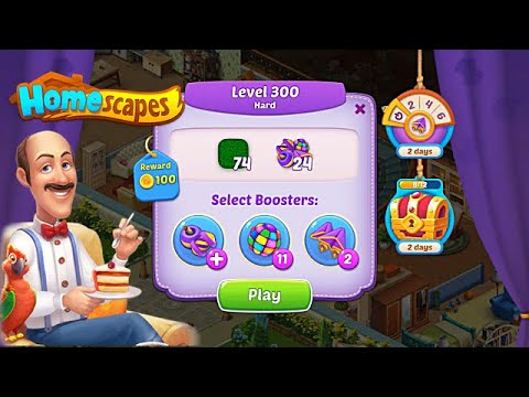 homescapes hard level 300