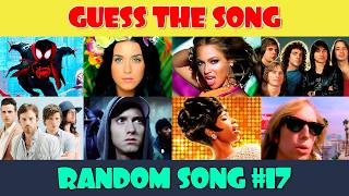 Guess the Song Music Quiz 🎶 50 Random Songs (Part 17)