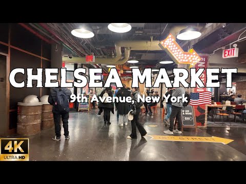[4K] Discover Chelsea Market NYC 2025 | Hidden Gems & Local Eats
