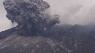 Sakurajima: Video von Eruptionen mit Druckwellen